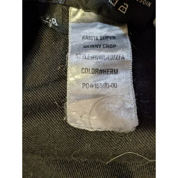 Hudson Womens Size 28 Krista Crop Super Skinny Jeans - Picture 6 of 9